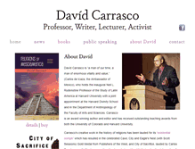 Tablet Screenshot of davidcarrascohistorian.com